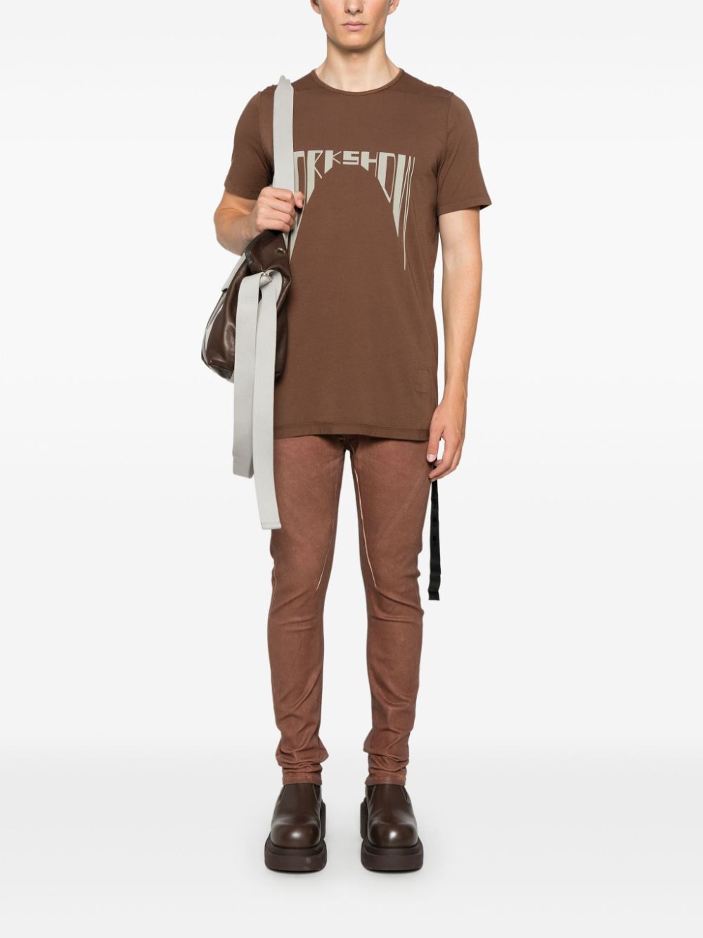 Rick Owens Drkshdw  Marrone