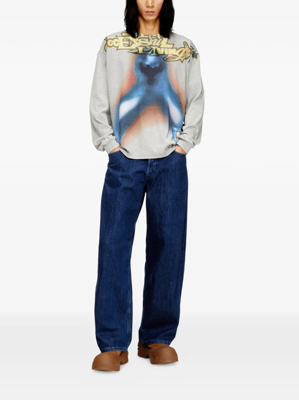 DIESEL - T-Shirt - A204230PLAT